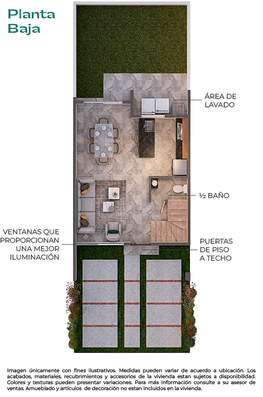 Capurata Roof - Planta baja