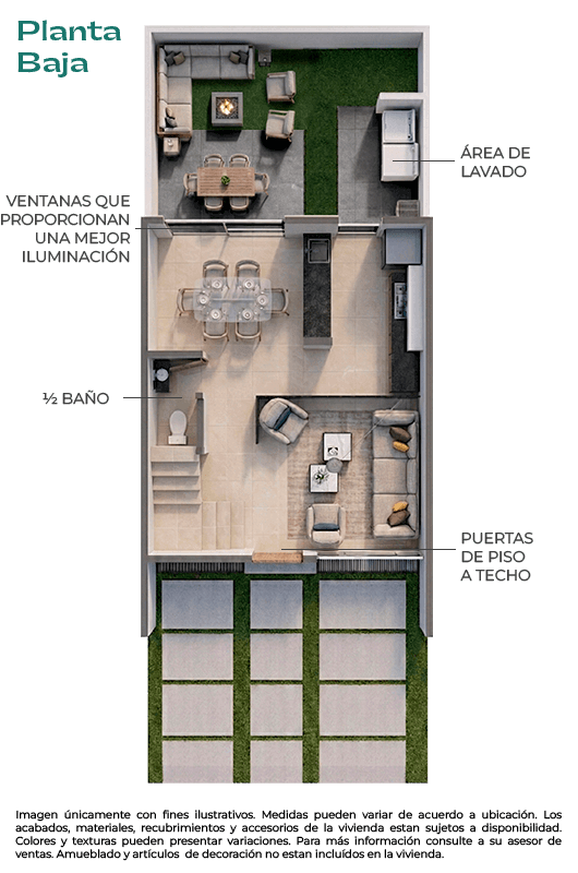 Pirineos - Planta baja